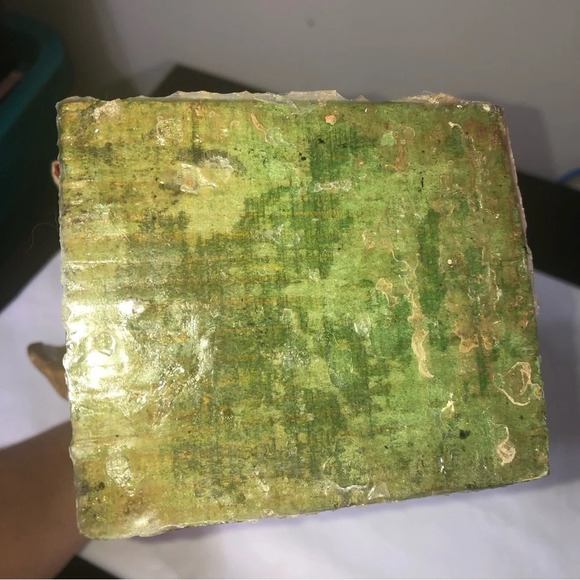 Vintage Paper Mache Santa Sack Bell Wooden Base 14.5” Tall - Picture 11 of 14